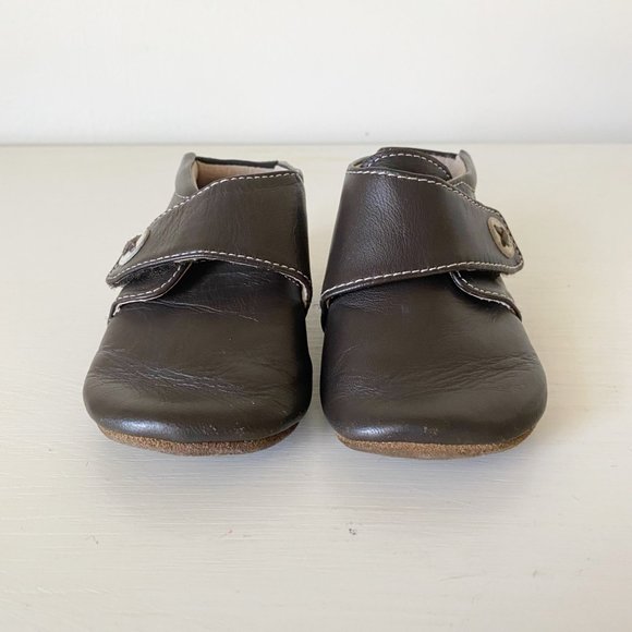 Livie & Luca Infant Boys Benny Brown Leather Bootie, 6-12 Months - Picture 3 of 9